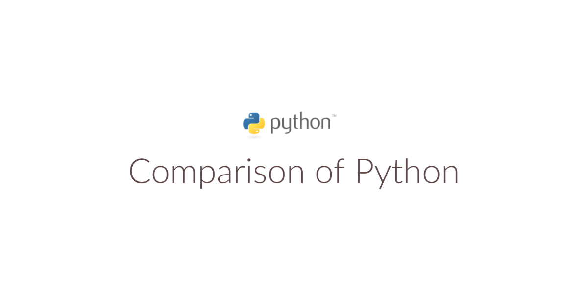 A comparison of Python to other programming languages, highlighting its strengths and use cases.