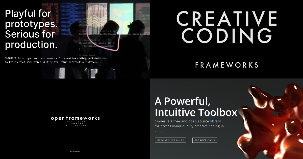 Creative Coding Frameworks You Should Know About