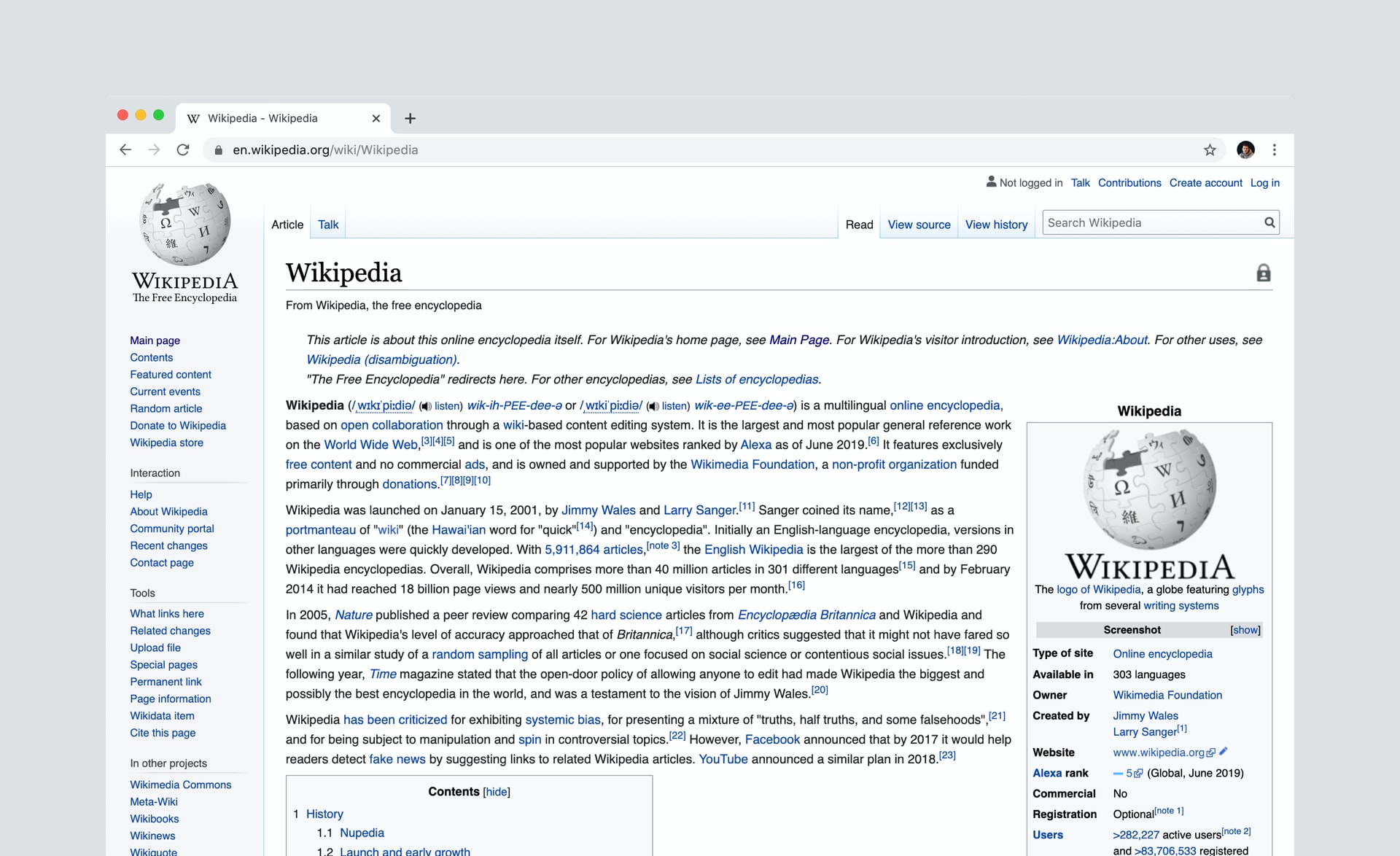Lesser known Facts About Wikipedia You Should Know