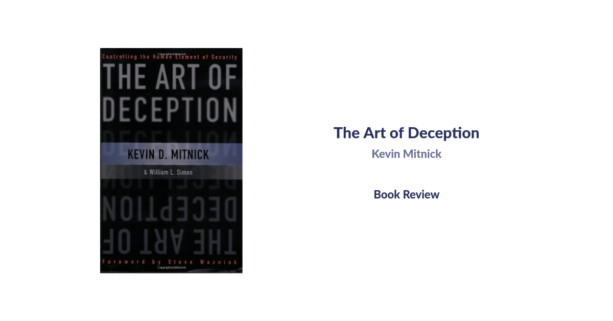 Book Review: The Art of Deception by Kevin Mitnick